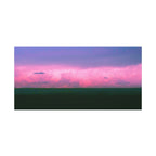 Sunset Storm Matte Canvas Print | Pink & Purple Cloudscape Stretched Canvas