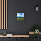 Early 2000s / XP Inspired Serene Meadow Matte Canvas Print | Stretched Landscape Wall Art