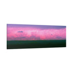 Sunset Storm Matte Canvas Print | Pink & Purple Cloudscape Stretched Canvas