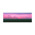 Sunset Storm Matte Canvas Print | Pink & Purple Cloudscape Stretched Canvas