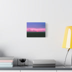 Sunset Storm Matte Canvas Print | Pink & Purple Cloudscape Stretched Canvas