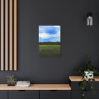 Early 2000s / XP Inspired Serene Meadow Matte Canvas Print | Stretched Landscape Wall Art